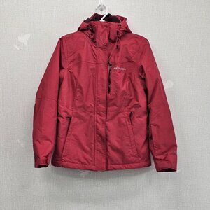 Columbia Women Red Alpine Action Oh Sky Snow Winter Parka Jacket Size XS